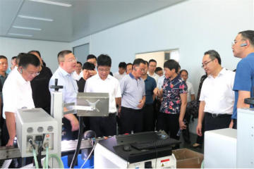 怀宁县党政代表团莅临百世佳公司考察指导