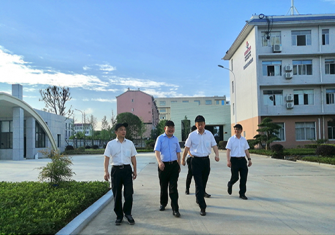 Mr. Huang, the vice president of Jinpai Co., Ltd., and his party visited Bishijia for inspection and guidance